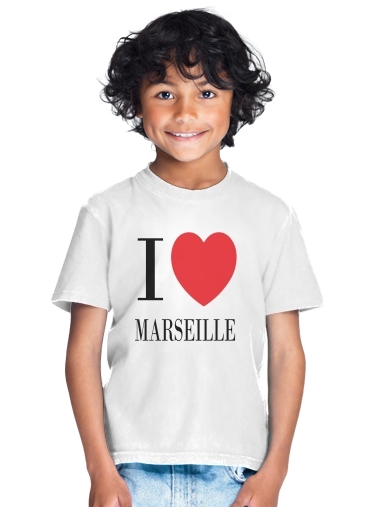 I love Marseille para Camiseta de los niños