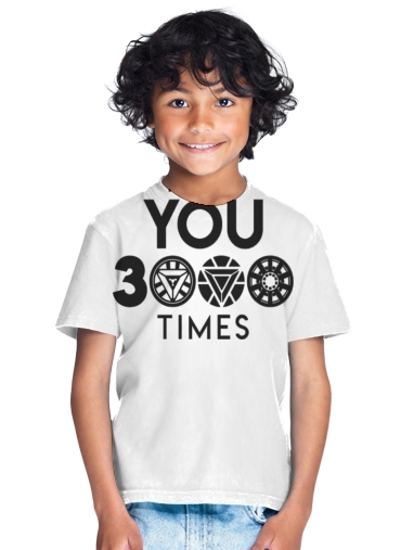  I Love You 3000 Iron Man Tribute para Camiseta de los niños