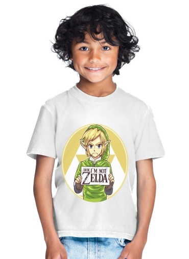  Im not Zelda para Camiseta de los niños