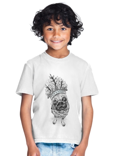  Indian Pug para Camiseta de los niños