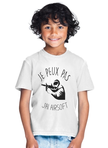  Je peux pas jai Airsoft Paintball para Camiseta de los niños