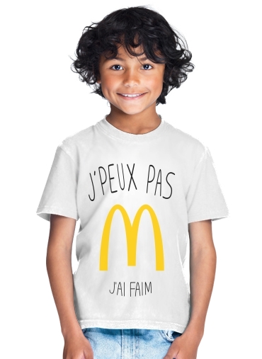  Je peux pas jai faim McDonalds para Camiseta de los niños