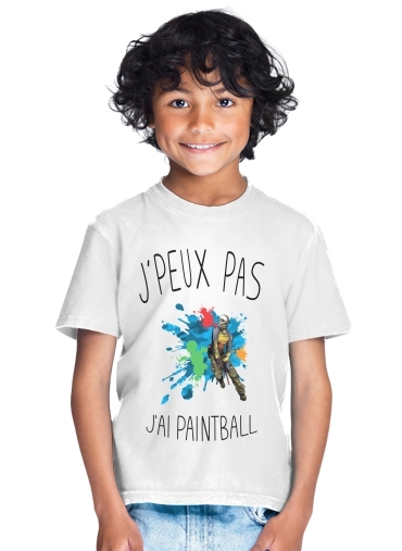  Je peux pas jai Paintball para Camiseta de los niños