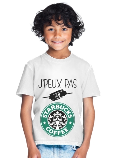  Je peux pas jai starbucks coffee para Camiseta de los niños