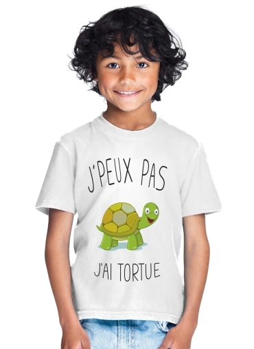  Je peux pas jai tortue para Camiseta de los niños