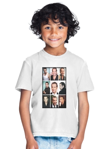  Jean Dujardin collage para Camiseta de los niños