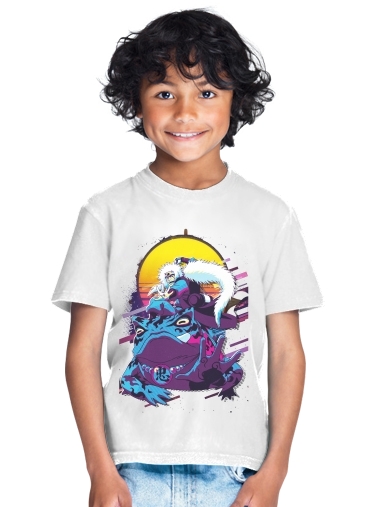  Jiraya x Gamabunta para Camiseta de los niños