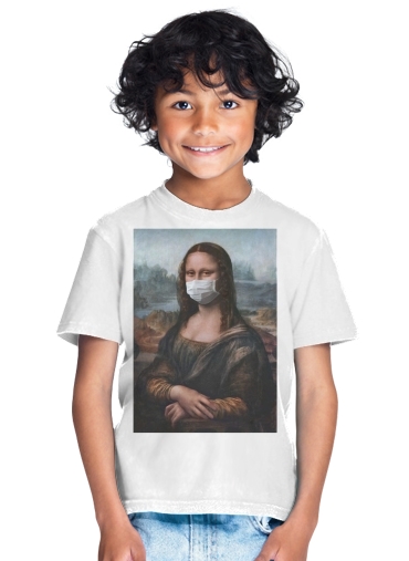  Joconde Mona Lisa Masque para Camiseta de los niños