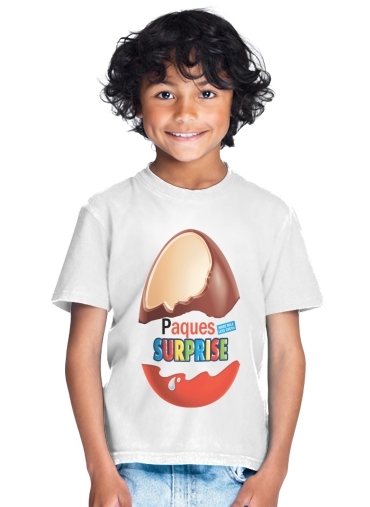  Joyeuses Paques Inspired by Kinder Surprise para Camiseta de los niños