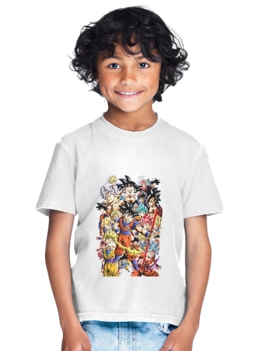  Kakarot Goku Evolution para Camiseta de los niños