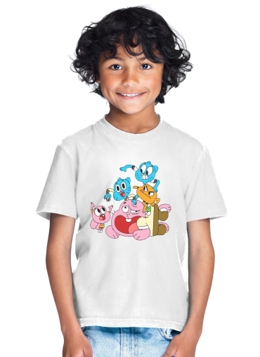  le monde incroyable de gumball para Camiseta de los niños