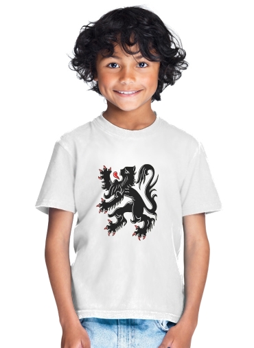 Lion des flandres para Camiseta de los niños