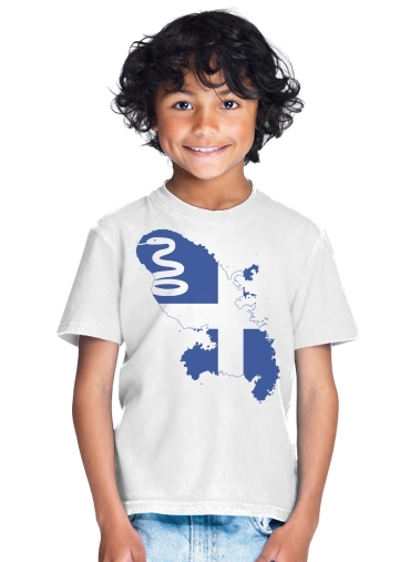  Martinique Flag para Camiseta de los niños