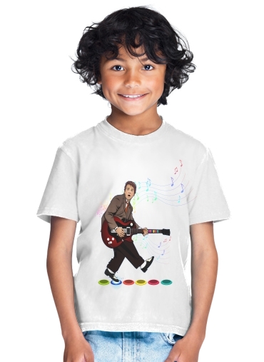  Marty McFly plays Guitar Hero para Camiseta de los niños