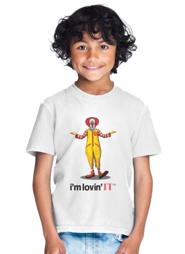  Mcdonalds Im lovin it - Clown Horror para Camiseta de los niños