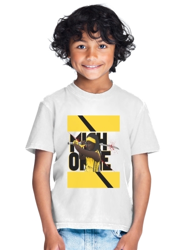  Michonne - The Walking Dead mashup Kill Bill para Camiseta de los niños