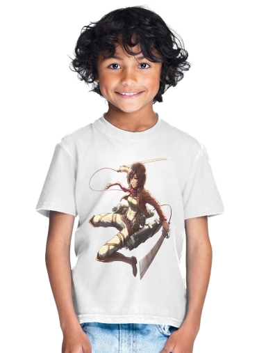  Mikasa Titan para Camiseta de los niños