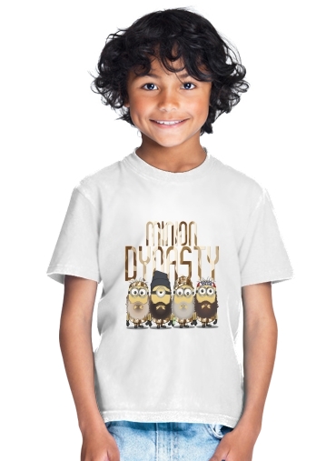  Minions mashup Duck Dinasty para Camiseta de los niños