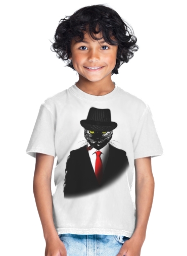  Mobster Cat para Camiseta de los niños