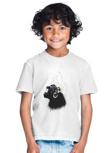  mono viajero para Camiseta de los niños