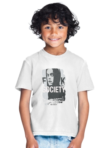  Mr Robot Fuck Society para Camiseta de los niños
