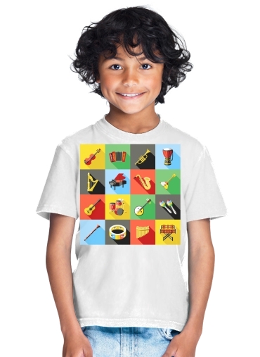  Music Instruments Co para Camiseta de los niños