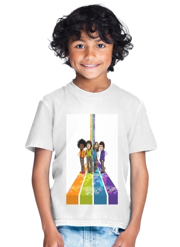  Music Legends: Lennon, Jagger, Dylan & Hendrix para Camiseta de los niños