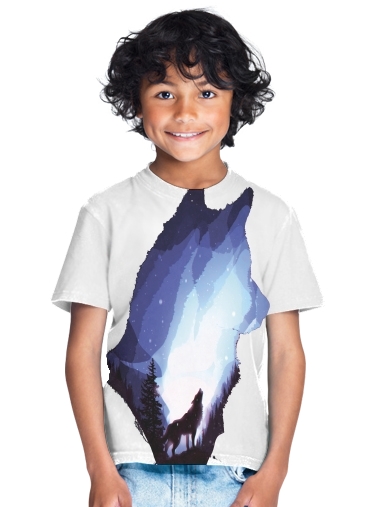  Mystic wolf para Camiseta de los niños