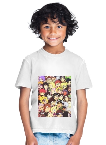  Naruto Chibi Group para Camiseta de los niños