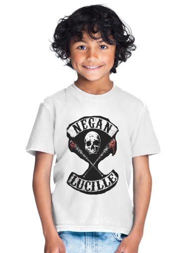  Negan Skull Lucille twd para Camiseta de los niños
