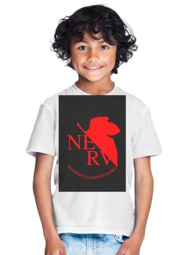  Nerv Neon Genesis Evangelion para Camiseta de los niños