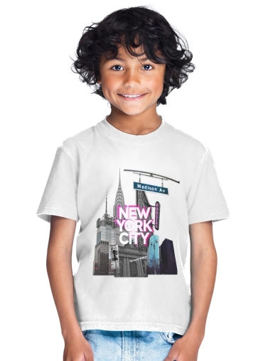  New York City II [pink] para Camiseta de los niños