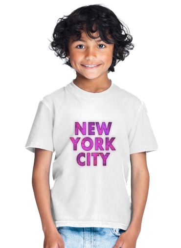 New York City - Broadway Color para Camiseta de los niños