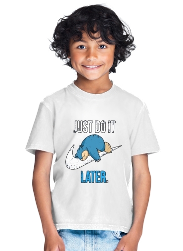  Nike Parody Just do it Late X Ronflex para Camiseta de los niños