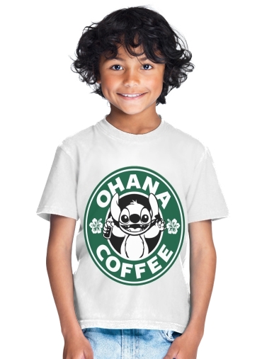 Ohana Coffee para Camiseta de los niños