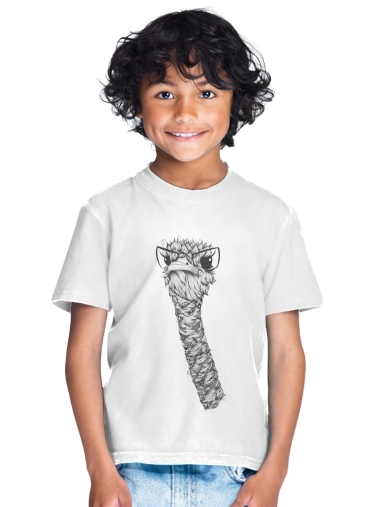  Ostrich para Camiseta de los niños