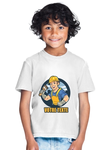  painter character mascot logo para Camiseta de los niños
