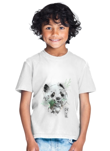  Panda Watercolor para Camiseta de los niños