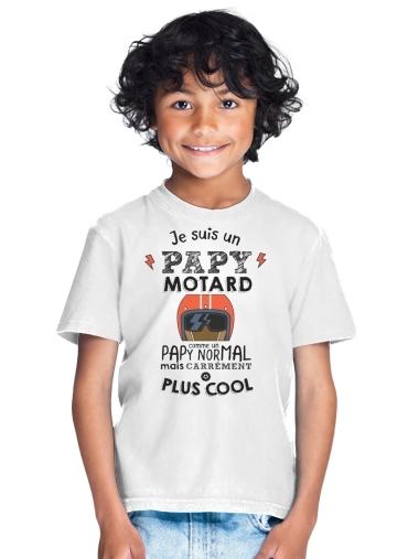  Papy motard para Camiseta de los niños