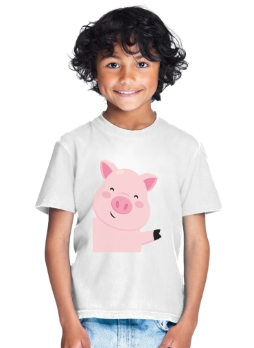  Pig Smiling para Camiseta de los niños