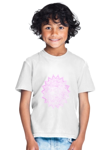  Pink Bohemian Boho Mandala para Camiseta de los niños