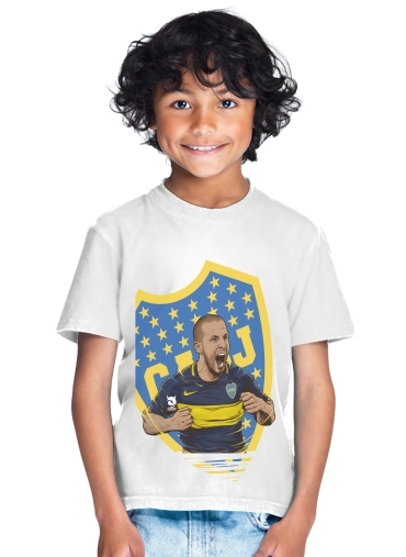  Pipa Boca Benedetto Juniors  para Camiseta de los niños