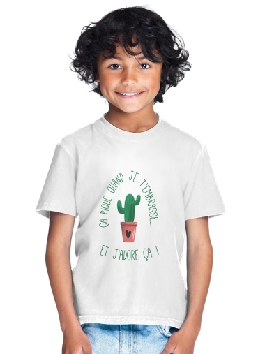  Pique comme un cactus para Camiseta de los niños