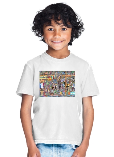  Pixel War Reddit para Camiseta de los niños