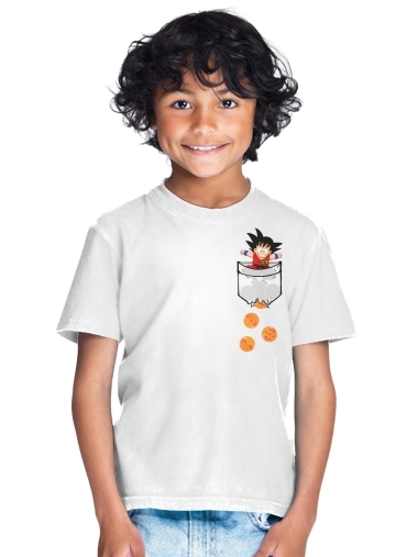  Pocket Collection: Goku Dragon Balls para Camiseta de los niños