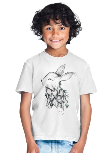  Poetic Rabbit  para Camiseta de los niños