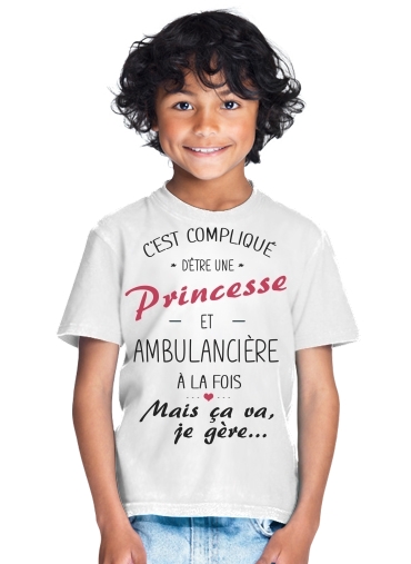  Princesse et ambulanciere para Camiseta de los niños