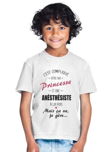  Princesse et anesthesiste para Camiseta de los niños