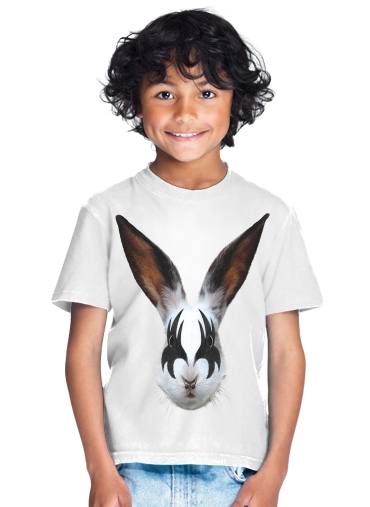  Kiss of a rabbit punk para Camiseta de los niños
