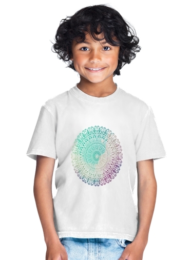  RAINBOW CHIC MANDALA para Camiseta de los niños